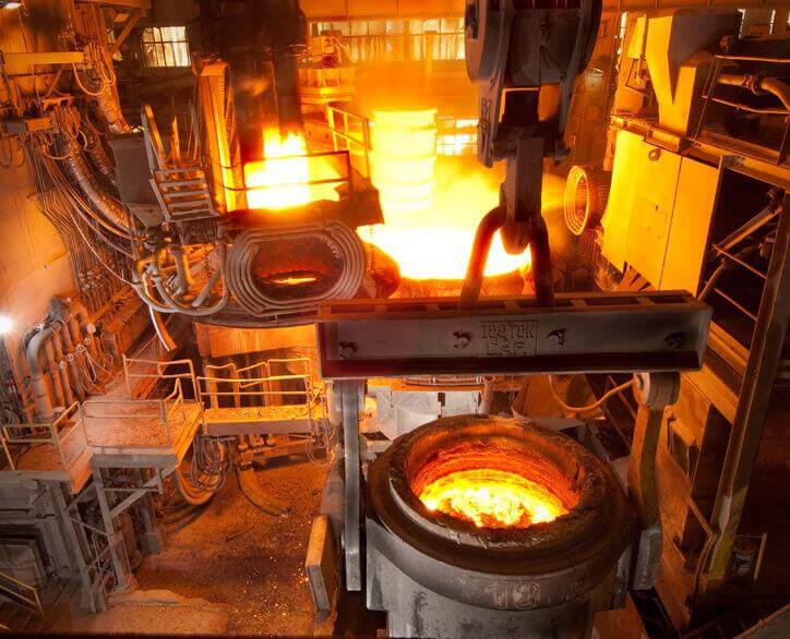 Argon Rinsing Of Steel